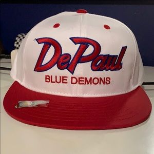 Vintage Style NCAA DePaul Blue Demons Snapback